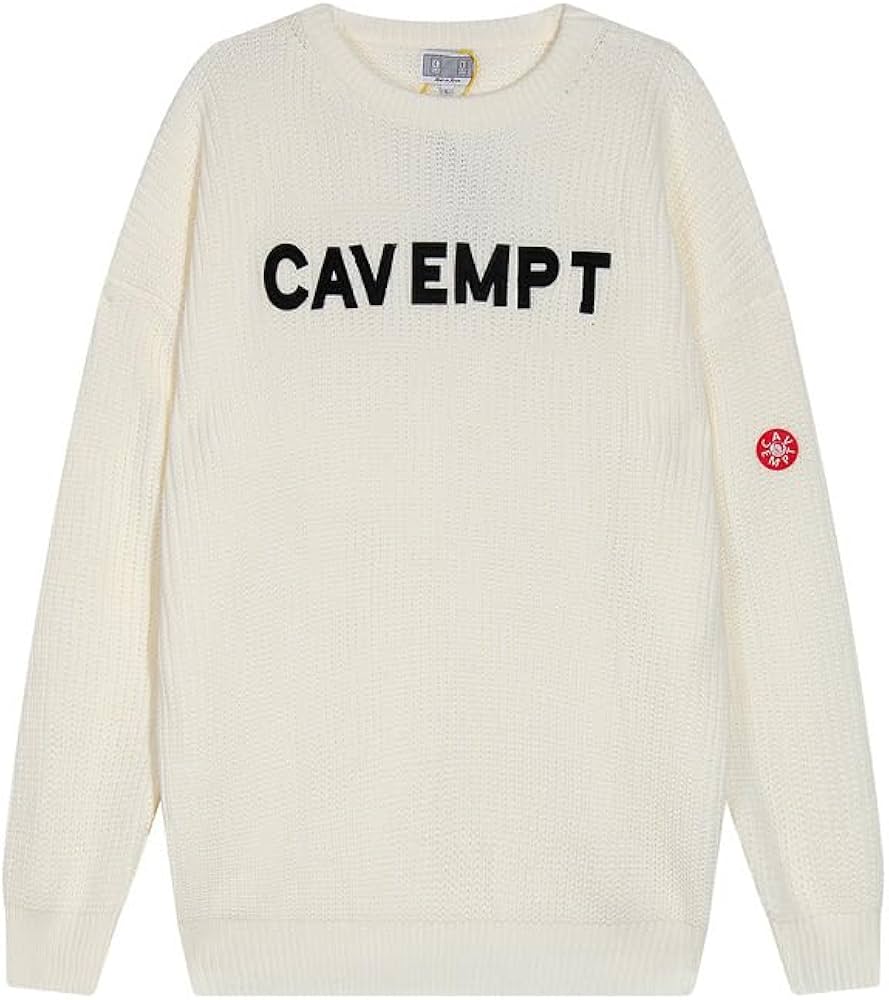 CAVEMPT C.E Sweater Men Women Loose Knitted Sweater Cav Empt